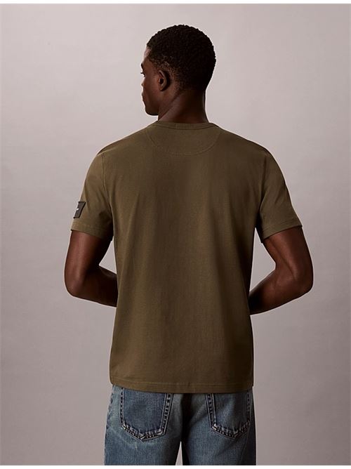 ss clsc sueded jersey badge tee CALVIN KLEIN JEANS | LV04RJ206GLI1